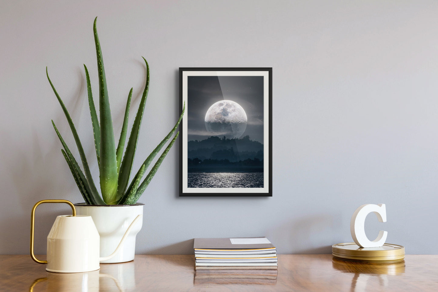 Moon Over Hills